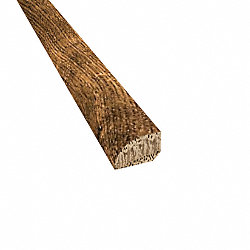 Prefinished Distressed Willow Manor Oak Hardwood 1/2 in thick x .75 in wide x 78 in Length Shoe Molding